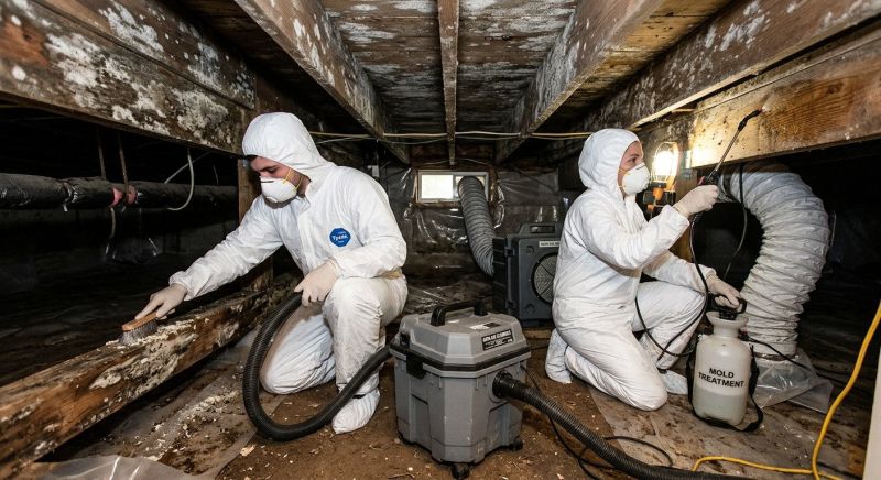 Crawl Space Mold Removal in West Palm Beach, FL
