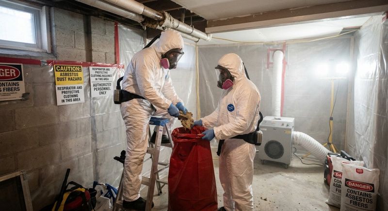 Basement Asbestos Removal in Freehold, NJ