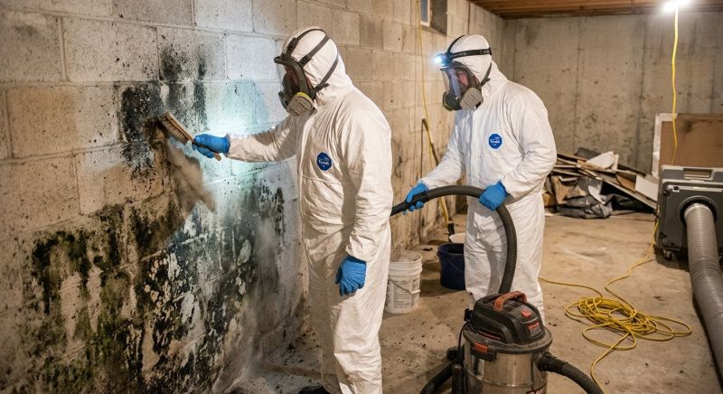 Basement Mold Removal in Dallas, TX