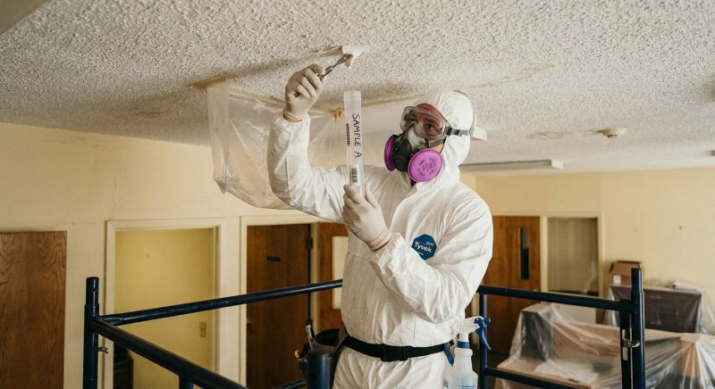 Ceiling Asbestos Testing in Bergen County, NJ